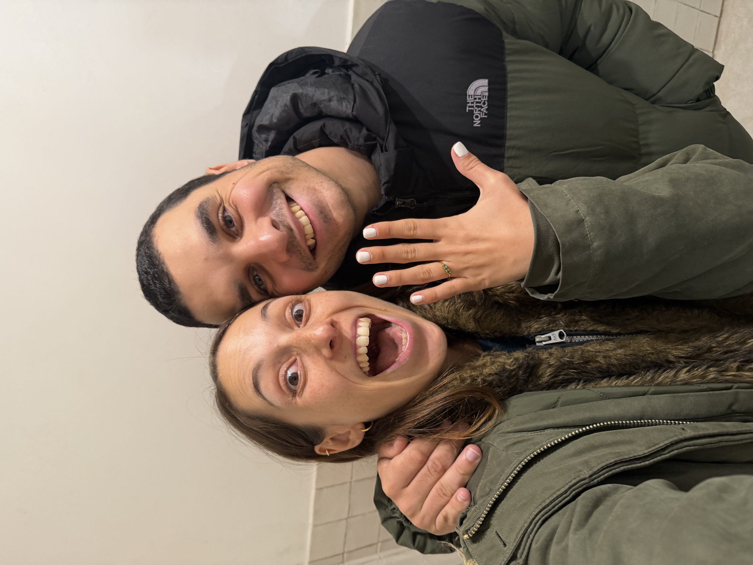 Momento do pedido — o anel